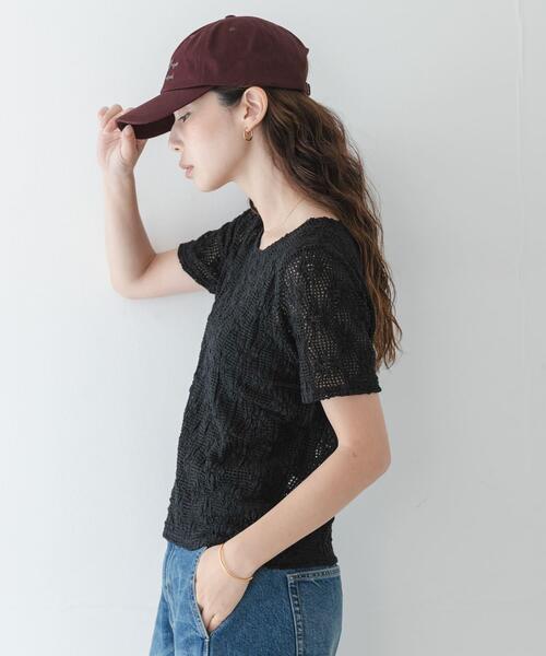 URBAN RESEARCH Sonny Label(アーバンリサーチサニーレーベル)の「ベーシックレースTシャツ(Tシャツ/カットソー・レディース・ブラック/ホワイト・FREE)」の20枚目の写真