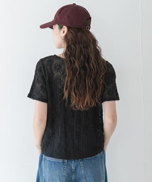 URBAN RESEARCH Sonny Label(アーバンリサーチサニーレーベル)の「ベーシックレースTシャツ(Tシャツ/カットソー・レディース・ブラック/ホワイト・FREE)」の21枚目の写真