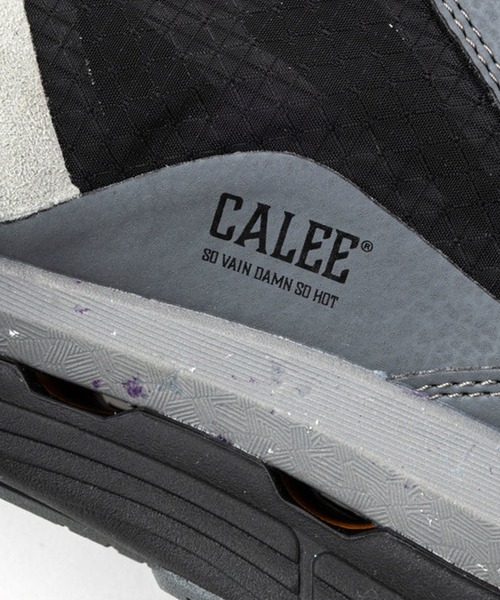 CALEE（キャリー）の「CALEE/キャリー × MOISTHROUGH 360/モイスルーサンロクマル VENTIRIS スニーカー 防水 通気性 晴雨兼用 ウォータープルーフ 蒸れ防止 メンズ 2026年 夏 夏服（スニーカー・メンズ・チャコールグレー・25.5cm/25.0cm/26.0cm/27.0cm/28.0cm）」の7枚目の写真