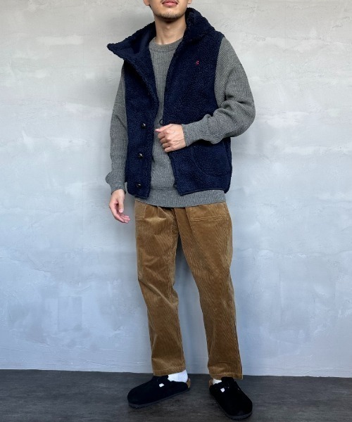 GYMPHLEX（ジムフレックス）の「【WEB先行予約】[GYMPHLEX/ジムフレックス] ボアフードベスト(WEB限定)（ベスト・レディース・オフホワイト/ネイビー/グレー/グレイッシュベージュ・M/L）」の17枚目の写真