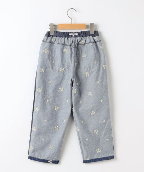 SHIPS(シップス)の「SHIPS KIDS:90cm/フラワー エンブロイダリー デニム パンツ(デニムパンツ・キッズ・ブラック/ネイビー・90)」の10枚目の写真