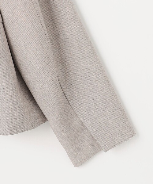 J.PRESS(ジェイプレス)の「【オンオフ使える】MULTI DRY クロス ノーカラー ジャケット(ノーカラージャケット・レディース・ライトグレー系・9/11)」の12枚目の写真