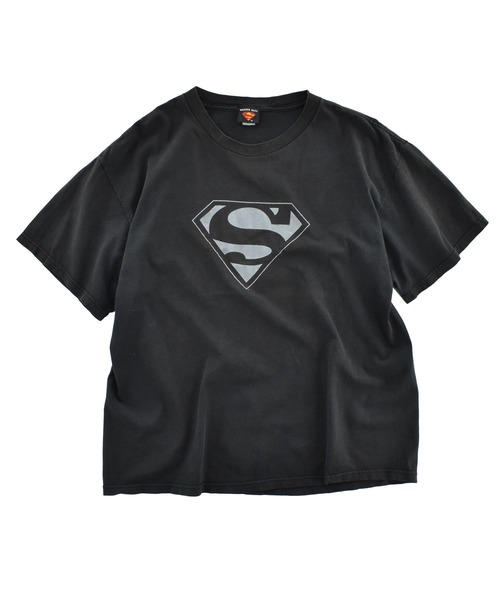 DC Comics(ディーシーコミックス)の「【USED】Y2K DC comics “Superman” Tシャツ(Tシャツ/カットソー・メンズ・ブラック・X-LARGE)」の1枚目の写真