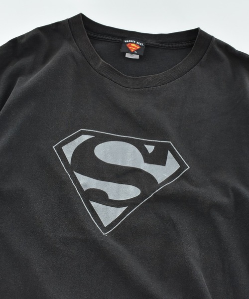 DC Comics(ディーシーコミックス)の「【USED】Y2K DC comics “Superman” Tシャツ(Tシャツ/カットソー・メンズ・ブラック・X-LARGE)」の2枚目の写真