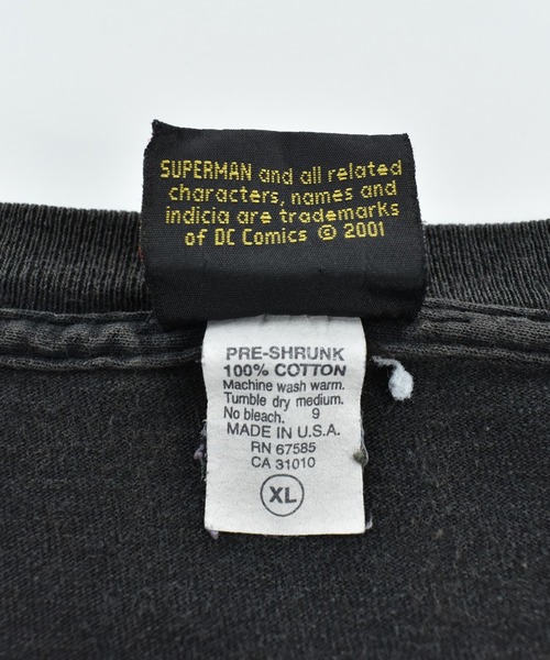 DC Comics(ディーシーコミックス)の「【USED】Y2K DC comics “Superman” Tシャツ(Tシャツ/カットソー・メンズ・ブラック・X-LARGE)」の5枚目の写真