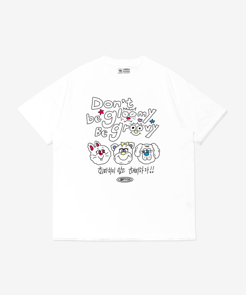 BALLOON FRIENDS(バルーンフレンズ)の「回避せずにハッピーフィロソフィTシャツ(Tシャツ/カットソー・レディース・その他・SMALL/MEDIUM/LARGE)」の1枚目の写真