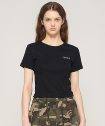エッセンシャルロゴショート半袖Tシャツ（ブラック）