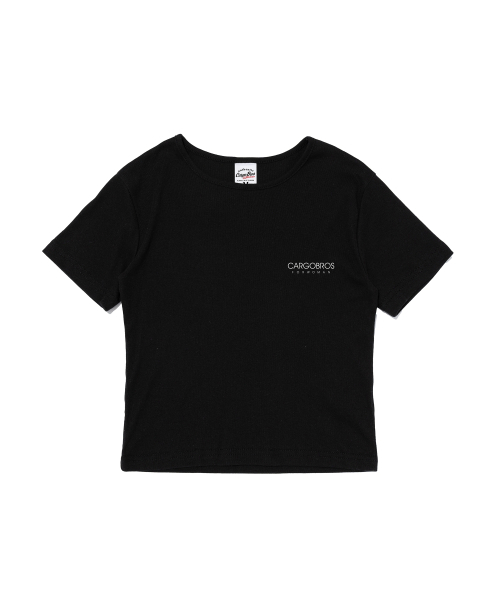 CARGOBROS FOR WOMAN(カーゴブロスフォーウィメン)の「エッセンシャルロゴショート半袖Tシャツ(ブラック)(Tシャツ/カットソー・レディース・その他・FREE)」の6枚目の写真