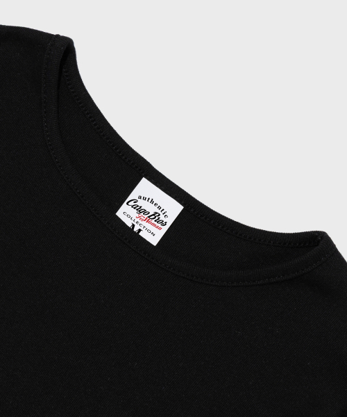 CARGOBROS FOR WOMAN(カーゴブロスフォーウィメン)の「エッセンシャルロゴショート半袖Tシャツ(ブラック)(Tシャツ/カットソー・レディース・その他・FREE)」の8枚目の写真