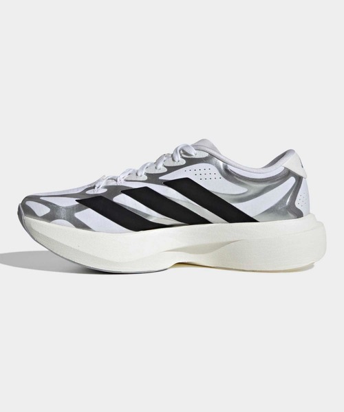 adidas(アディダス)の「アディゼロ EVO SL EXO / Adizero EVO SL EXO Shoes / ランニングシューズ / アディダス adidas(スニーカー・レディース・ホワイト×ブラック・23.0cm/23.5cm/24.0cm/24.5cm/25.0cm/25.5cm/22.0cm/22.5cm/26.0cm)」の6枚目の写真