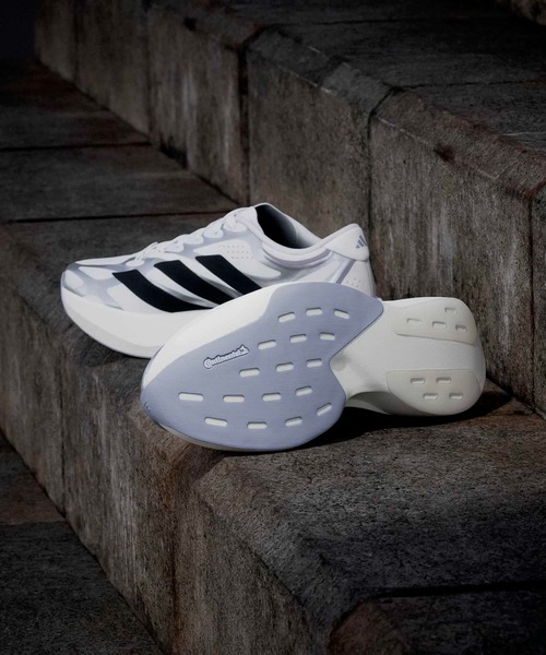 adidas(アディダス)の「アディゼロ EVO SL EXO / Adizero EVO SL EXO Shoes / ランニングシューズ / アディダス adidas(スニーカー・レディース・ホワイト×ブラック・23.0cm/23.5cm/24.0cm/24.5cm/25.0cm/25.5cm/22.0cm/22.5cm/26.0cm)」の10枚目の写真