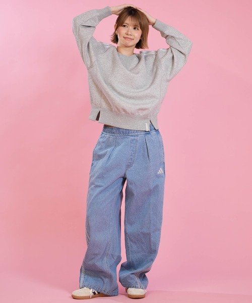adidas（アディダス）の「adidas/アディダス スウェット HQ175（スウェット・レディース・ブラック・L/M）」の3枚目の写真
