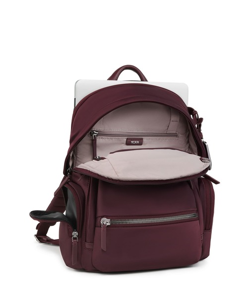 TUMI(トゥミ)の「VOYAGEUR 「セリーナ」ミディアム・バックパック(A4/PC12インチまで対応)(バックパック/リュック・レディース・レッド系その他・FREE)」の4枚目の写真