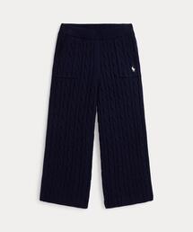 POLO RALPH LAUREN CHILDRENSWEAR | ケーブルニット コットン ワイドレッグ セーター パンツ(その他パンツ)