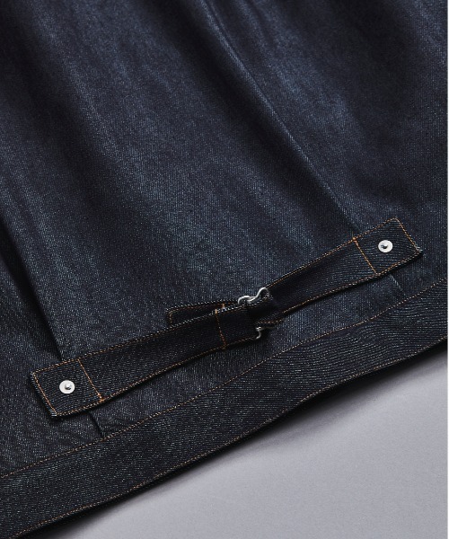 UNITED TOKYO(ユナイテッドトウキョウ)の「【数量限定生産】TYPE1 SILK DENIM TRUCKER JACKET |SETUP可/高級素材/シルク/耐久性/リジット(デニムジャケット・メンズ・ダークインディゴブルー・2/1)」の19枚目の写真