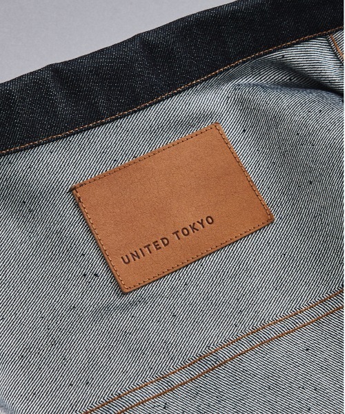 UNITED TOKYO(ユナイテッドトウキョウ)の「【数量限定生産】TYPE1 SILK DENIM TRUCKER JACKET |SETUP可/高級素材/シルク/耐久性/リジット(デニムジャケット・メンズ・ダークインディゴブルー・2/1)」の20枚目の写真