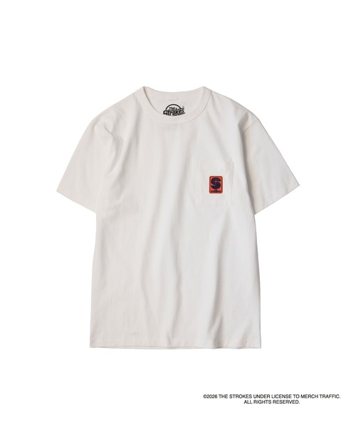 bonjour records（ボンジュールレコーズ）の「The Strokes for bonjour records S/S pocket Tee ザ・ストロークス オフィシャル ポケットTシャツ（Tシャツ/カットソー・メンズ・ブラック/ホワイト・XL/L/M）」の3枚目の写真