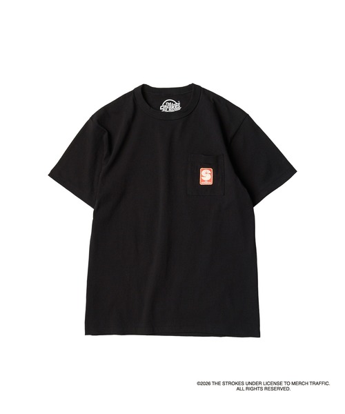 bonjour records（ボンジュールレコーズ）の「The Strokes for bonjour records S/S pocket Tee ザ・ストロークス オフィシャル ポケットTシャツ（Tシャツ/カットソー・メンズ・ブラック/ホワイト・XL/L/M）」の4枚目の写真