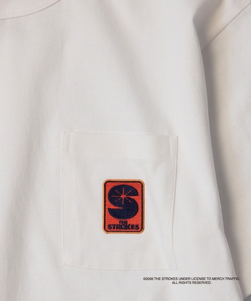 bonjour records（ボンジュールレコーズ）の「The Strokes for bonjour records S/S pocket Tee ザ・ストロークス オフィシャル ポケットTシャツ（Tシャツ/カットソー・メンズ・ブラック/ホワイト・XL/L/M）」の6枚目の写真