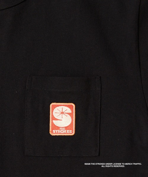 bonjour records（ボンジュールレコーズ）の「The Strokes for bonjour records S/S pocket Tee ザ・ストロークス オフィシャル ポケットTシャツ（Tシャツ/カットソー・メンズ・ブラック/ホワイト・XL/L/M）」の7枚目の写真