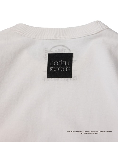 bonjour records（ボンジュールレコーズ）の「The Strokes for bonjour records S/S pocket Tee ザ・ストロークス オフィシャル ポケットTシャツ（Tシャツ/カットソー・メンズ・ブラック/ホワイト・XL/L/M）」の8枚目の写真
