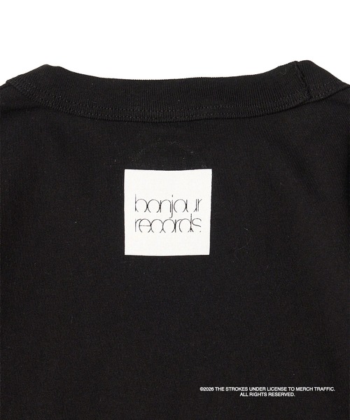 bonjour records（ボンジュールレコーズ）の「The Strokes for bonjour records S/S pocket Tee ザ・ストロークス オフィシャル ポケットTシャツ（Tシャツ/カットソー・メンズ・ブラック/ホワイト・XL/L/M）」の9枚目の写真
