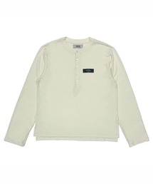 DAIRIKU / ダイリク Wool Henry Neck L-S Tee