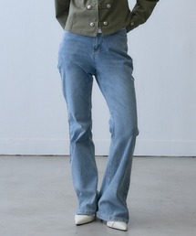 slim flare denim pants / スリムフレアデニムパンツ