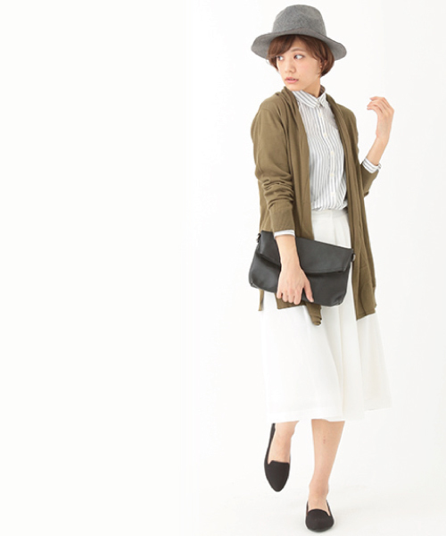 earth music&ecology(アースミュージックアンドエコロジー)の「【2016Spring】《シャキシャキシャツ!》ストライプ(シャツ/ブラウス・レディース・ネイビー/ホワイト・MEDIUM/SMALL)」の12枚目の写真