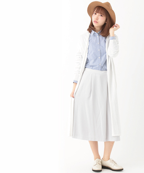 earth music&ecology(アースミュージックアンドエコロジー)の「【2016Spring】《シャキシャキシャツ!》ストライプ(シャツ/ブラウス・レディース・ネイビー/ホワイト・MEDIUM/SMALL)」の13枚目の写真