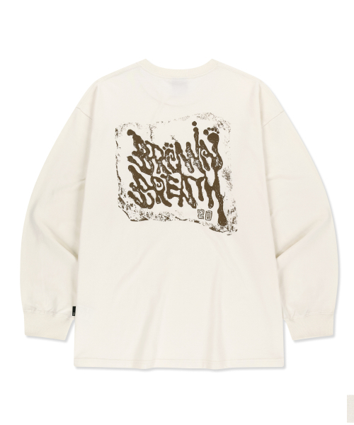 BROWNBREATH(ブラウンブレス)の「BB 20TH MESSAGE TAG LONGSLEEVE - CREAM(Tシャツ/カットソー・レディース・その他・X-LARGE/LARGE/MEDIUM/SMALL)」の1枚目の写真