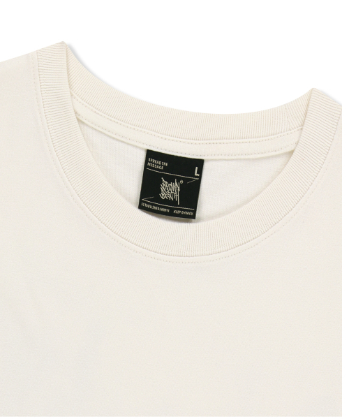 BROWNBREATH(ブラウンブレス)の「BB 20TH MESSAGE TAG LONGSLEEVE - CREAM(Tシャツ/カットソー・レディース・その他・X-LARGE/LARGE/MEDIUM/SMALL)」の3枚目の写真