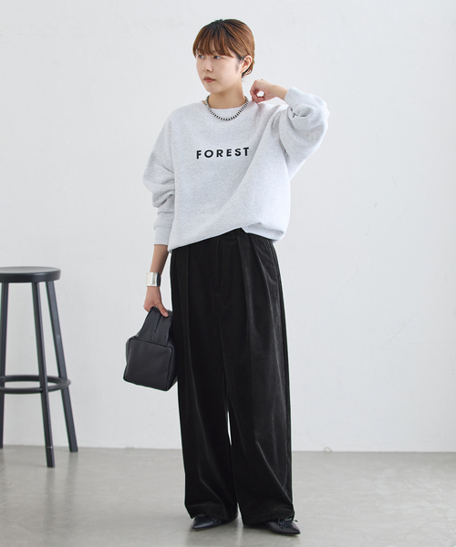 journal standard L'essage(ジャーナルスタンダードレサージュ)の「《追加》ストレッチコーデュロイ 2タックパンツ(その他パンツ・レディース・ベージュ/ピンク/ブラック・36/40/38)」の4枚目の写真