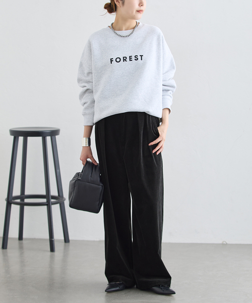 journal standard L'essage(ジャーナルスタンダードレサージュ)の「《追加》ストレッチコーデュロイ 2タックパンツ(その他パンツ・レディース・ベージュ/ピンク/ブラック・36/40/38)」の10枚目の写真