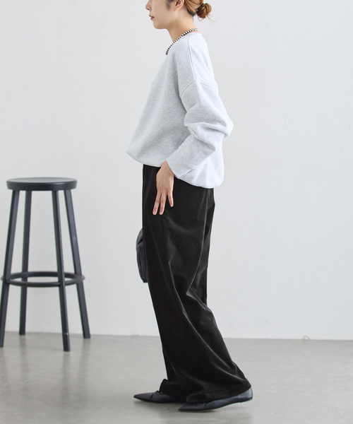 journal standard L'essage(ジャーナルスタンダードレサージュ)の「《追加》ストレッチコーデュロイ 2タックパンツ(その他パンツ・レディース・ベージュ/ピンク/ブラック・36/40/38)」の11枚目の写真