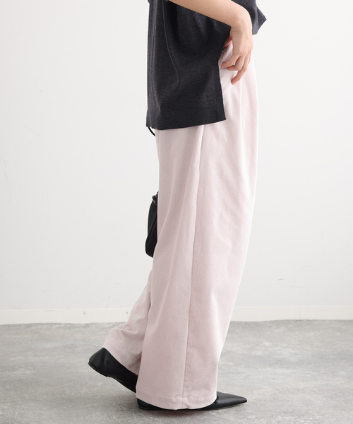 journal standard L'essage(ジャーナルスタンダードレサージュ)の「《追加》ストレッチコーデュロイ 2タックパンツ(その他パンツ・レディース・ベージュ/ピンク/ブラック・36/40/38)」の19枚目の写真