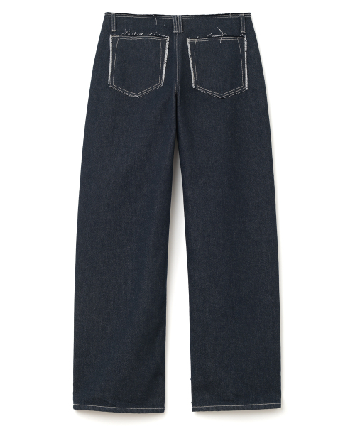 MILLO WOMEN（ミロウーマン）の「ローカットリラックスドジーンズ [インディゴ]（デニムパンツ・レディース・その他・SMALL/MEDIUM）」の3枚目の写真