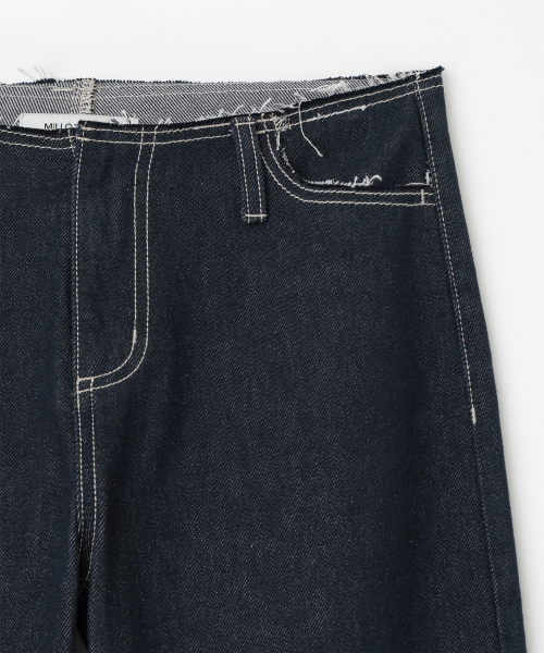 MILLO WOMEN（ミロウーマン）の「ローカットリラックスドジーンズ [インディゴ]（デニムパンツ・レディース・その他・SMALL/MEDIUM）」の5枚目の写真