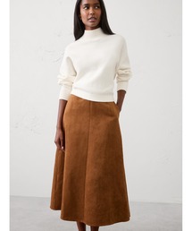 BANANA REPUBLIC FACTORY STORE 日本限定 ヴィーガンスエード Aラインミディスカート