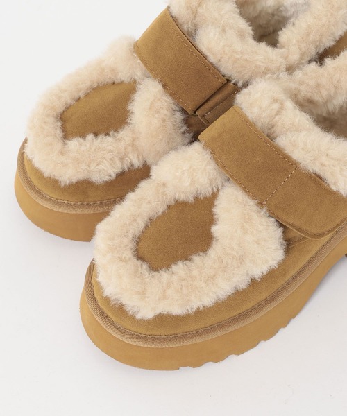 niko and...(ニコアンド)の「フェイクムートンベルトシューズ(ブーツ・レディース・ブラック/キャメル・SMALL/LARGE/MEDIUM)」の11枚目の写真