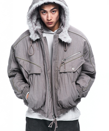 RSSC（アールエスエスシー）の「FUR LINE HOODIED PARKA - GRAY（ブルゾン）」
