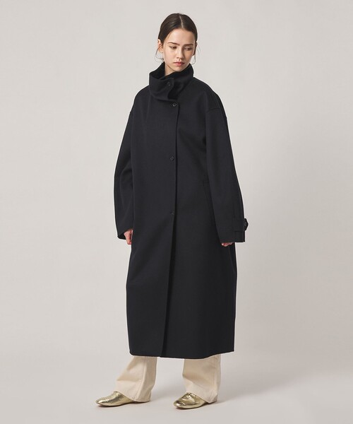 Steven Alan＞ウール カシミヤ リバー ロング コート（ステンカラー