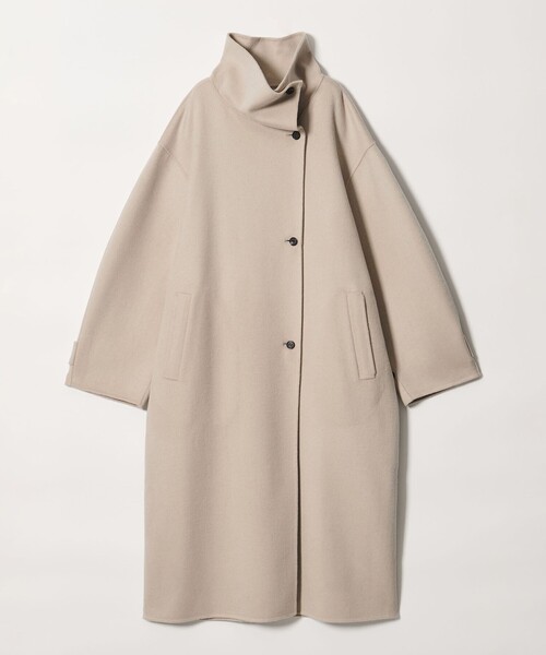 Steven Alan(スティーブンアラン)の「<Steven Alan>ウール カシミヤ リバー ロング コート(ステンカラーコート・レディース・ベージュ/ブラック・S/M)」の22枚目の写真