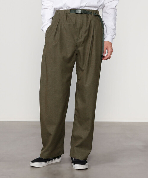 Gramicci（グラミチ）の「Gramicci | 〈別注〉2タックシームレスパンツ MEN（その他パンツ・メンズ・ブラック/グレー/オリーブ・M/L/XL）」の3枚目の写真