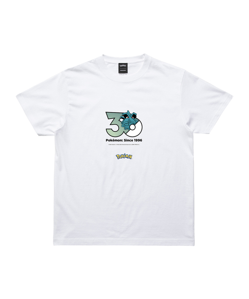 ZOZOSPOT(ゾゾスポット)の「Pokemon 30th Anniversary 1025 T-shirt 「クヌギダマ」(Tシャツ/カットソー・レディース・ホワイト・SMALL/MEDIUM/LARGE/X-LARGE/XX-LARGE/XXX-LARGE/100cm/110cm/120cm/130cm/140cm/150cm/160cm)」の1枚目の写真