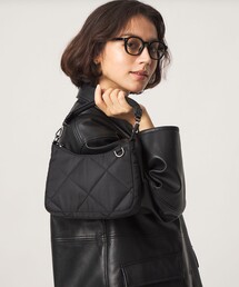 ＜PARTE＞キルティング 2WAYバッグ MINI / ハンドバッグ / ショルダーバッグ はっ水