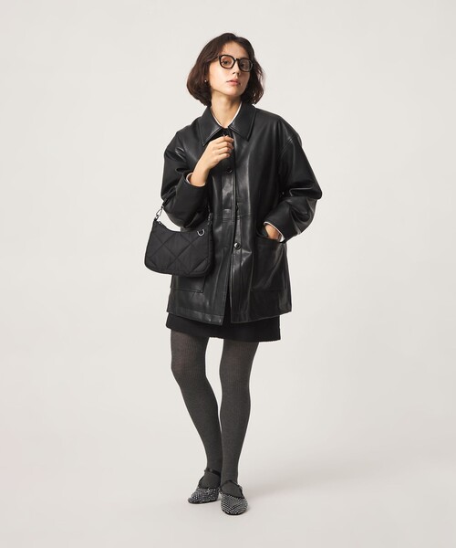 green label relaxing(グリーンレーベルリラクシング)の「<PARTE>キルティング 2WAYバッグ MINI / ハンドバッグ / ショルダーバッグ はっ水(ショルダーバッグ・レディース・モカ/ブラック/オリーブ・FREE)」の5枚目の写真