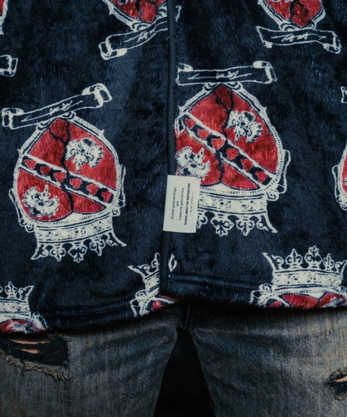 ROYAL FLASH（ロイヤルフラッシュ）の「TALKING ABOUT THE ABSTRACTION/トーキングアバウトジアブストラクション/別注 EX CARDIGAN（カーディガン/ボレロ・メンズ・ホワイト/ブラック/グリーン・M/L/XL）」の21枚目の写真