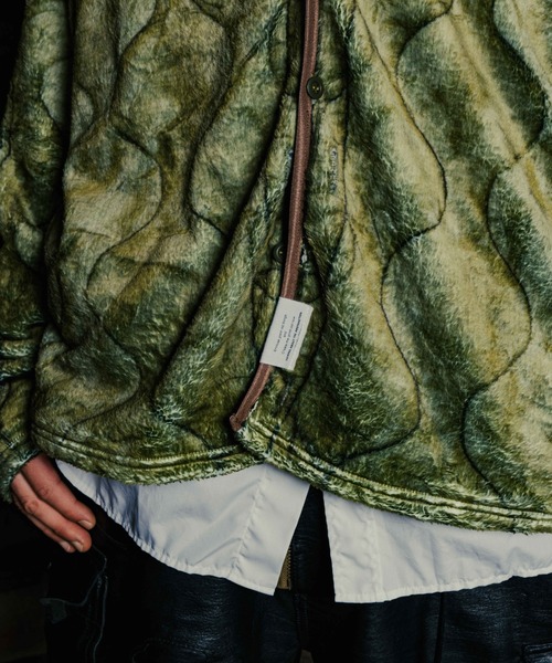 ROYAL FLASH（ロイヤルフラッシュ）の「TALKING ABOUT THE ABSTRACTION/トーキングアバウトジアブストラクション/別注 EX CARDIGAN（カーディガン/ボレロ・メンズ・ホワイト/ブラック/グリーン・M/L/XL）」の14枚目の写真