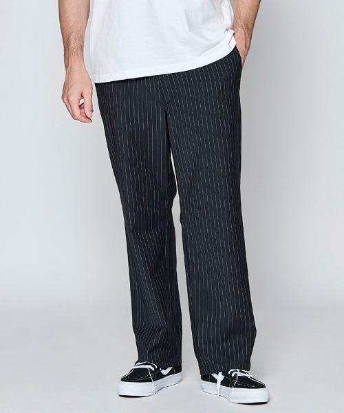 ACANTHUS（アカンサス）の「mp15424- Stripe Tropical Wool Pants ウールストライプパンツ(PT2701)（その他パンツ・メンズ・チャコール/ブラック・XL/L/M/S）」の2枚目の写真
